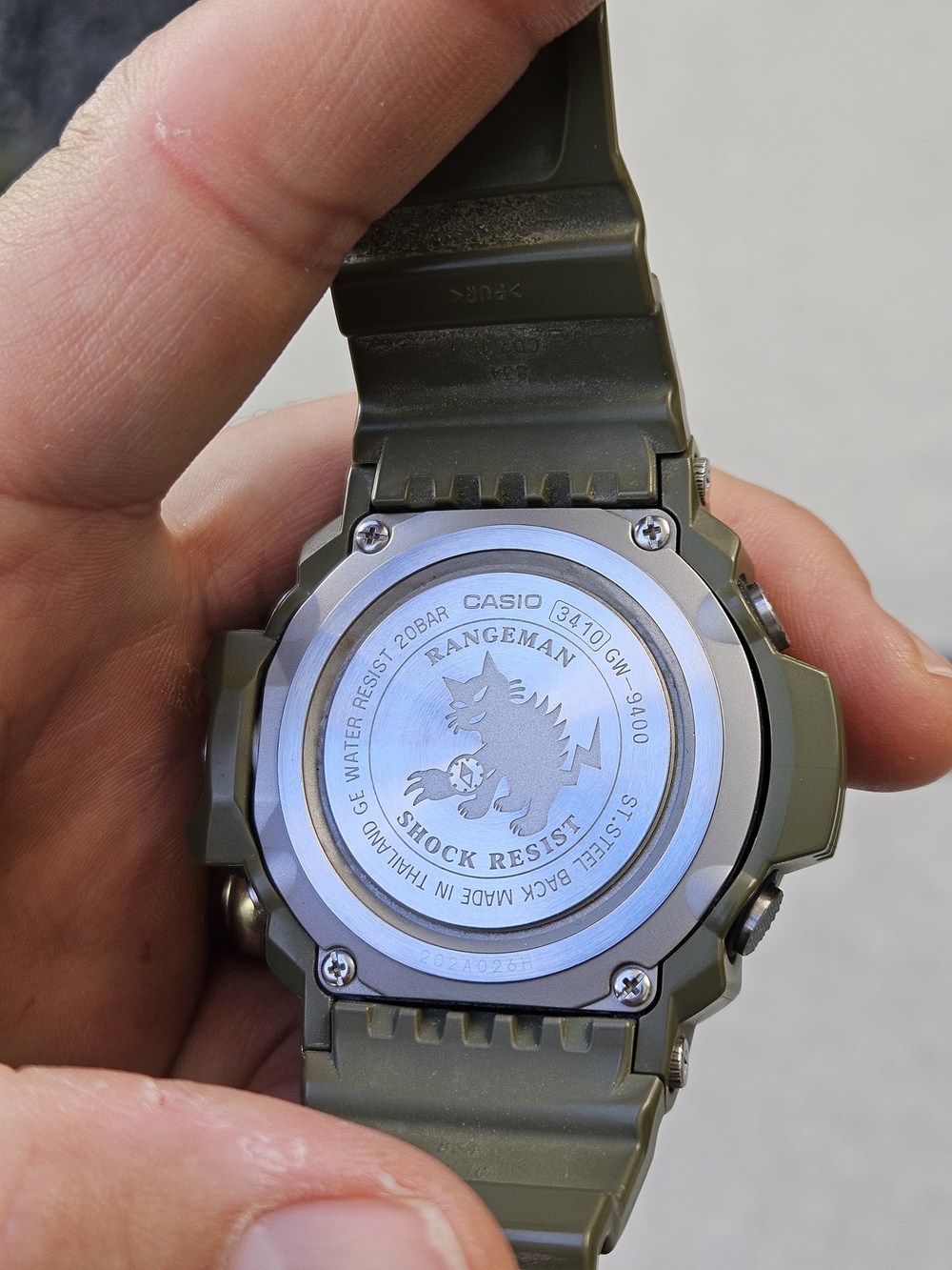 Casio G-Shock Rangeman Digital Watch - Olive Green - Picture 8 of 8